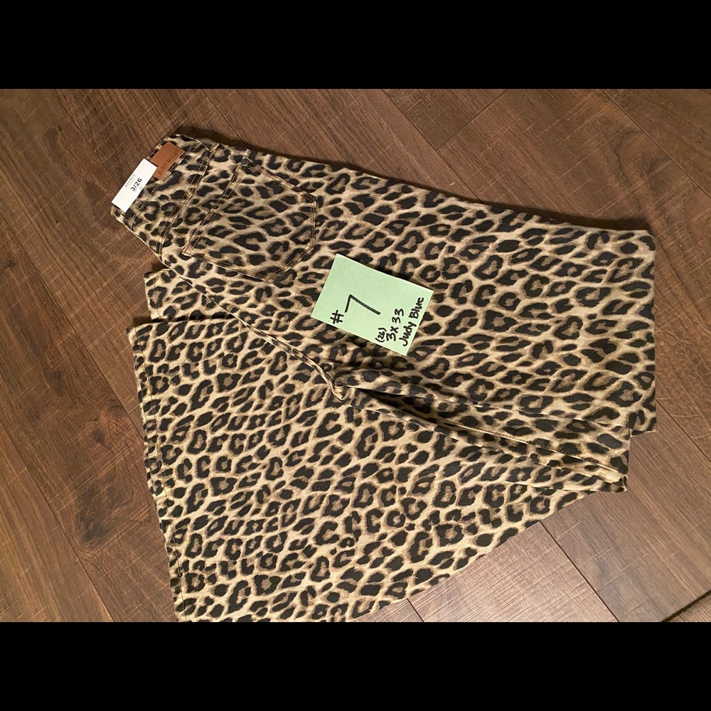 Judy blue cheetah flares